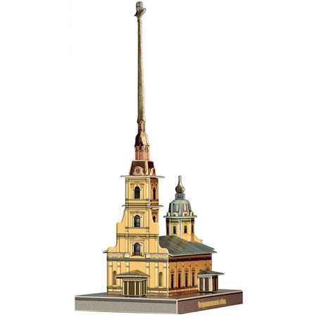 Сборная модель Умная бумага Города в миниатюре Петропавловский собор 481