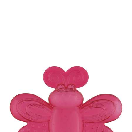 Прорезыватель BABOO Бабочка охлаждающий с 4месяцев Розовый 6-004