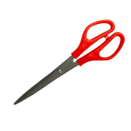 Ножницы Attache 160 мм с пластиковыми эллиптическими ручками цвет красный 10 шт