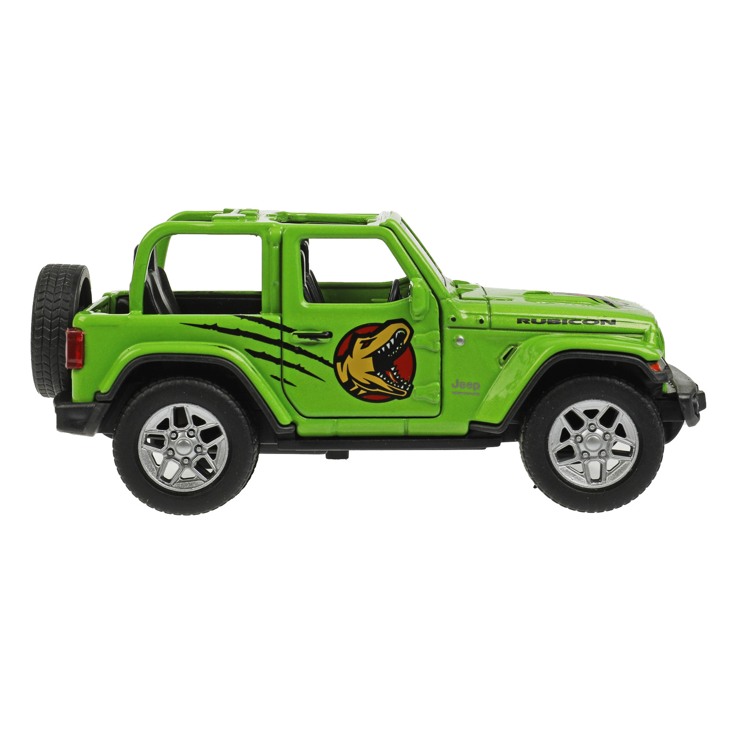 Машина Технопарк Jeep Wrangler Rubicon Динозавры 343350