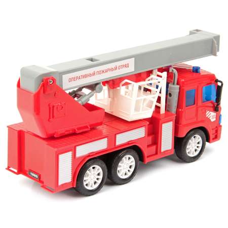 А Машина радиоуправляемая Drift 1:18 грузовик-подъёмник пожарный