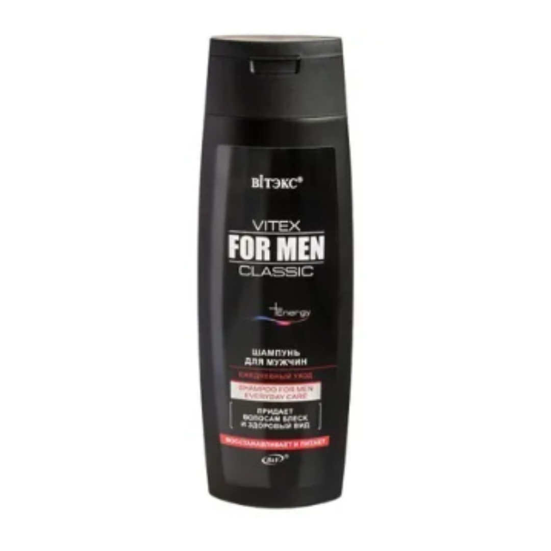 Шампунь для волос ВИТЭКС мужской Vitex For Men Classic Ежедневный уход 400 мл - фото 1