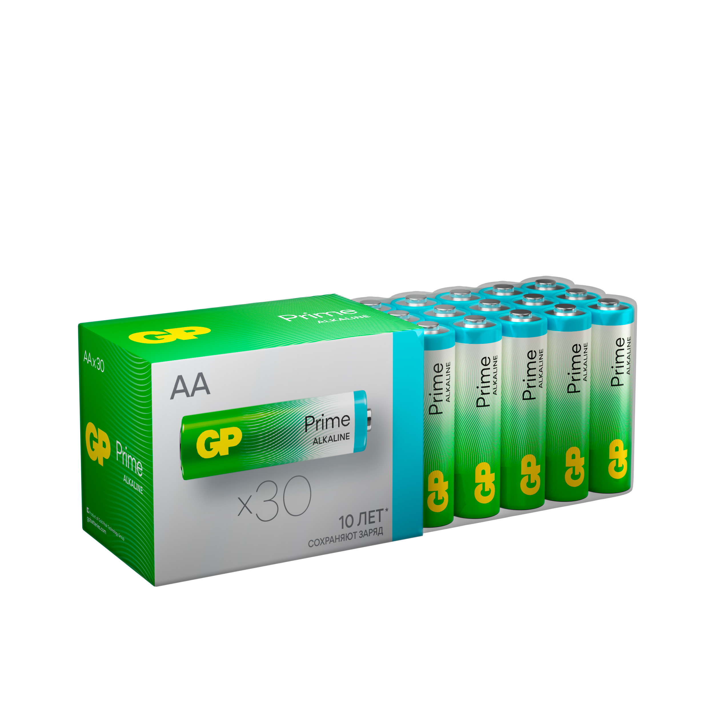 Набор батареек GP Super Alkaline AA LR6 30 шт. 15A-B30 - фото 1