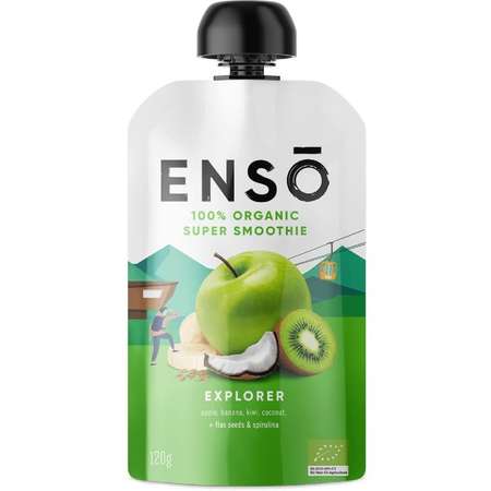 Смузи Enso Органический сок кокоса-семена льна-спирулина 120г