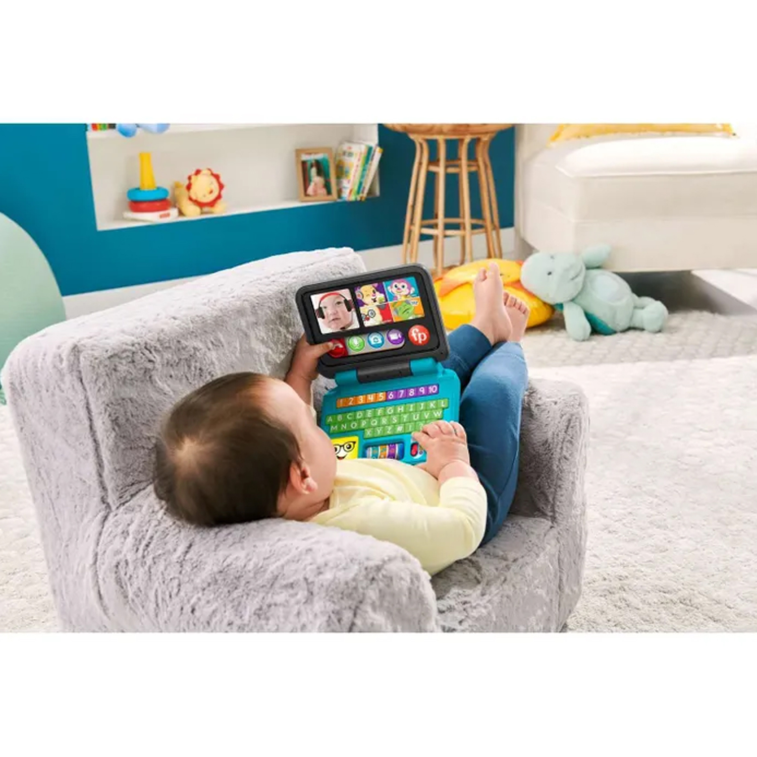 Игрушка Fisher Price ноутбук - фото 4