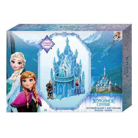 Набор IQ 3D PUZZLE Frozen Пазл Замок с фигурками 16181