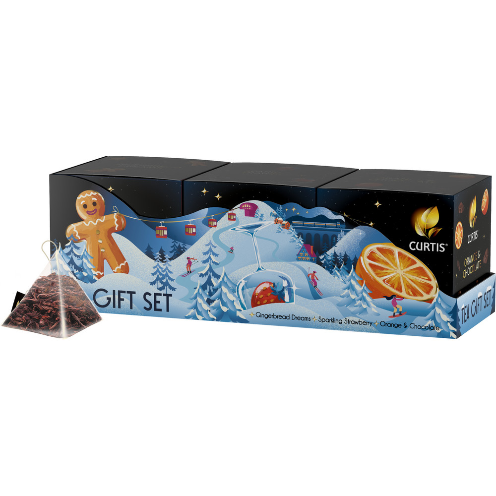 Чай подарочный Curtis Tea Gift Sets чёрный аромат пакет 63г - фото 2