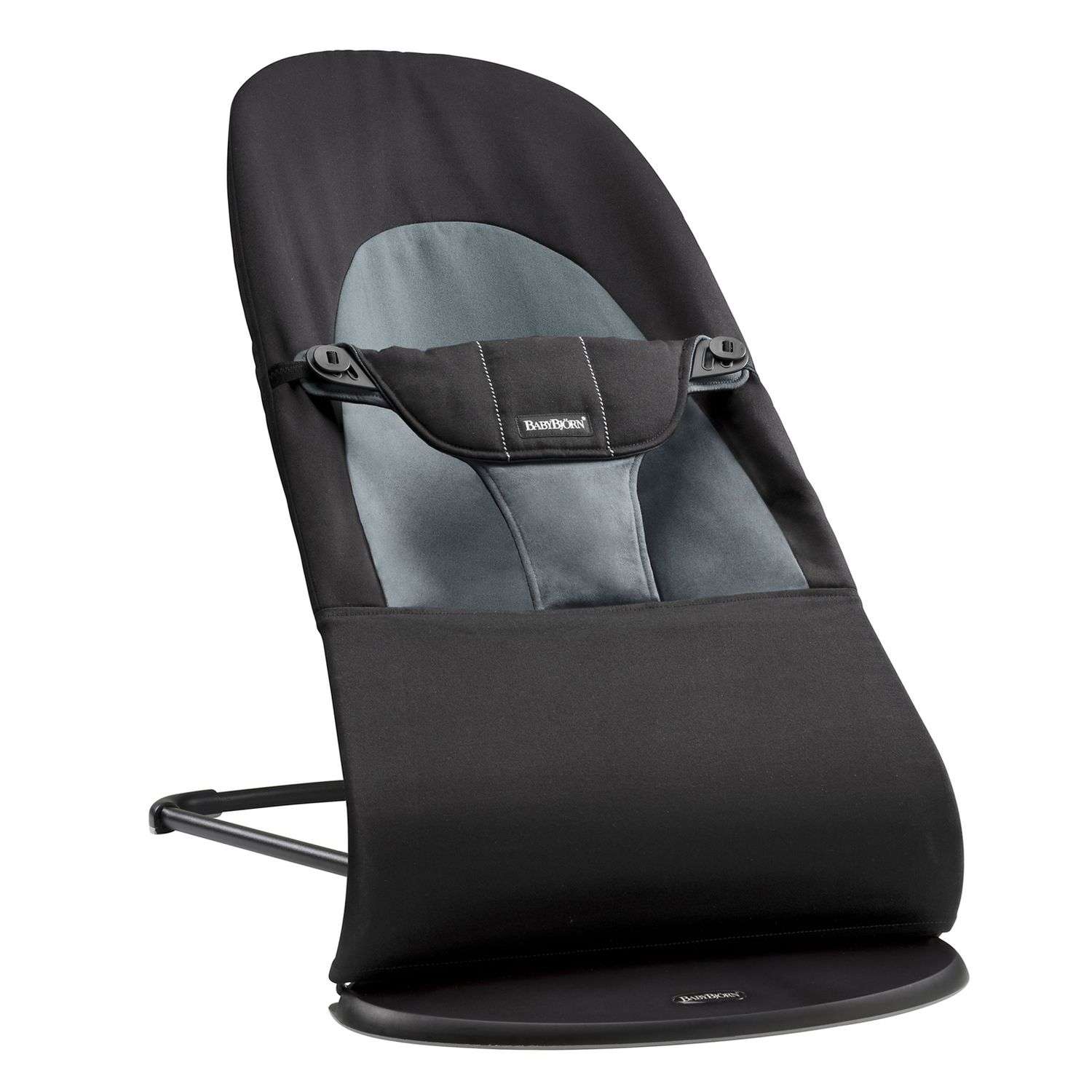 Кресло-шезлонг BabyBjorn Balance Soft (черно-серый) - фото 1