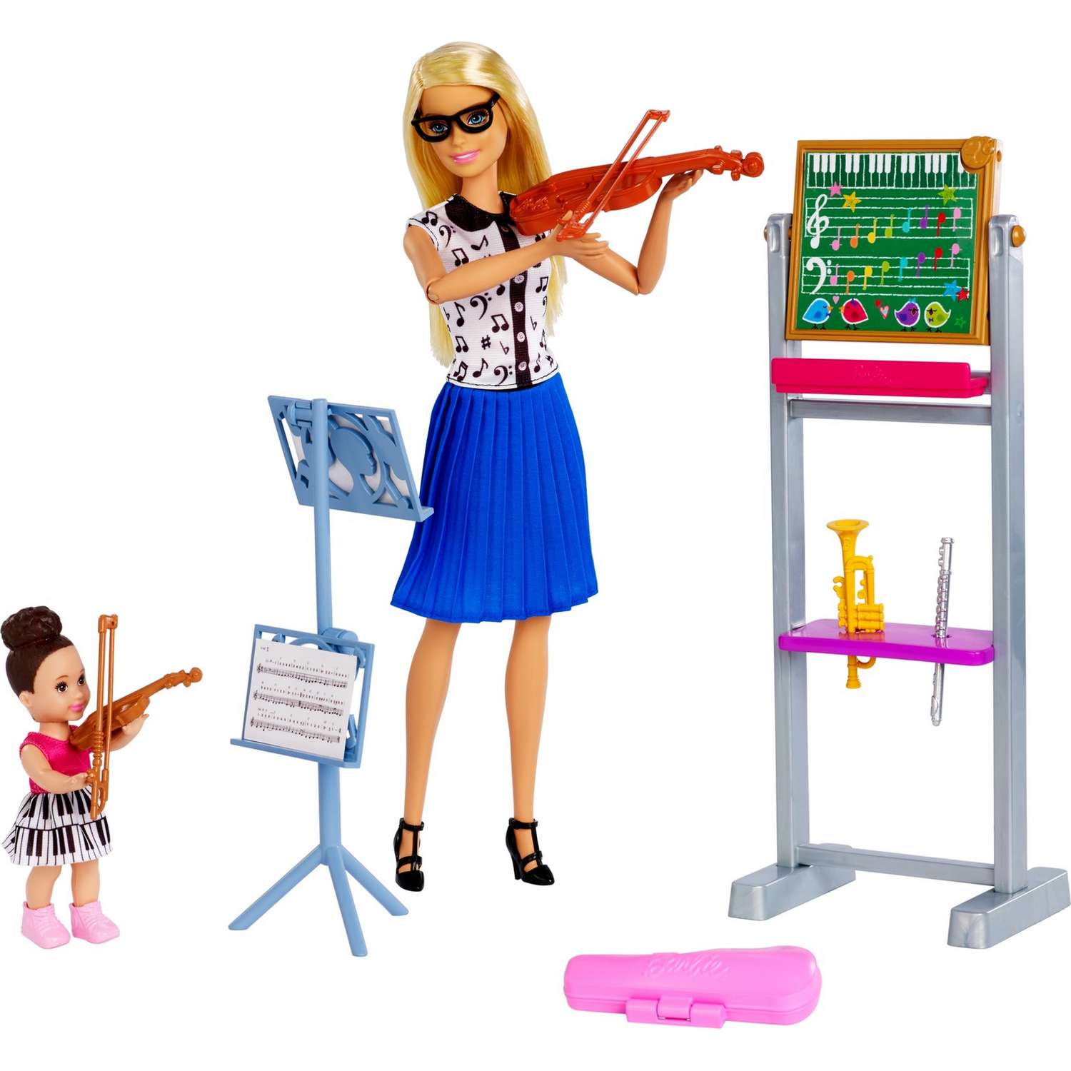 Набор игровой Barbie Кем быть Учитель музыки FXP18 DHB63 - фото 1