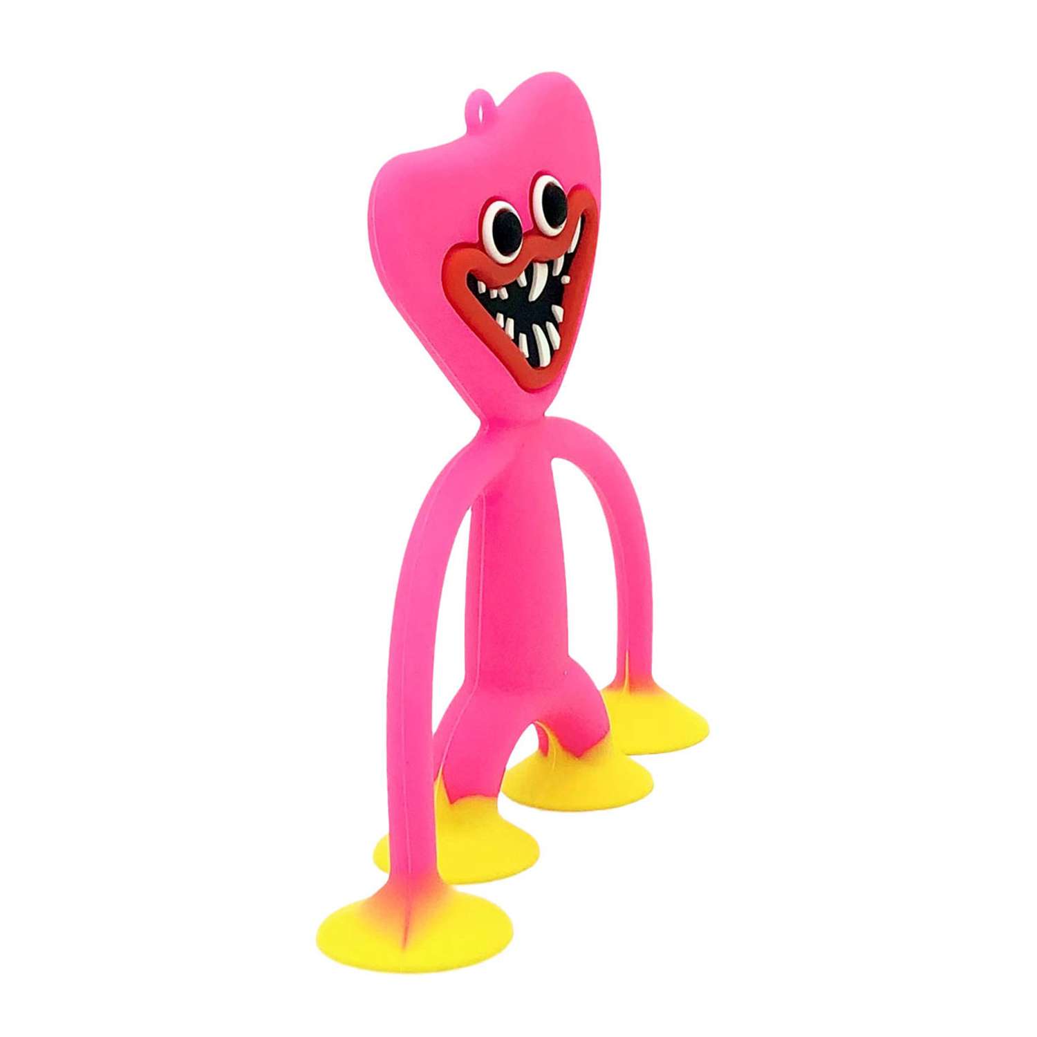 Брелок Михи-Михи подвеска Huggy Wuggy Kissy Missy с присосками розовый - фото 2