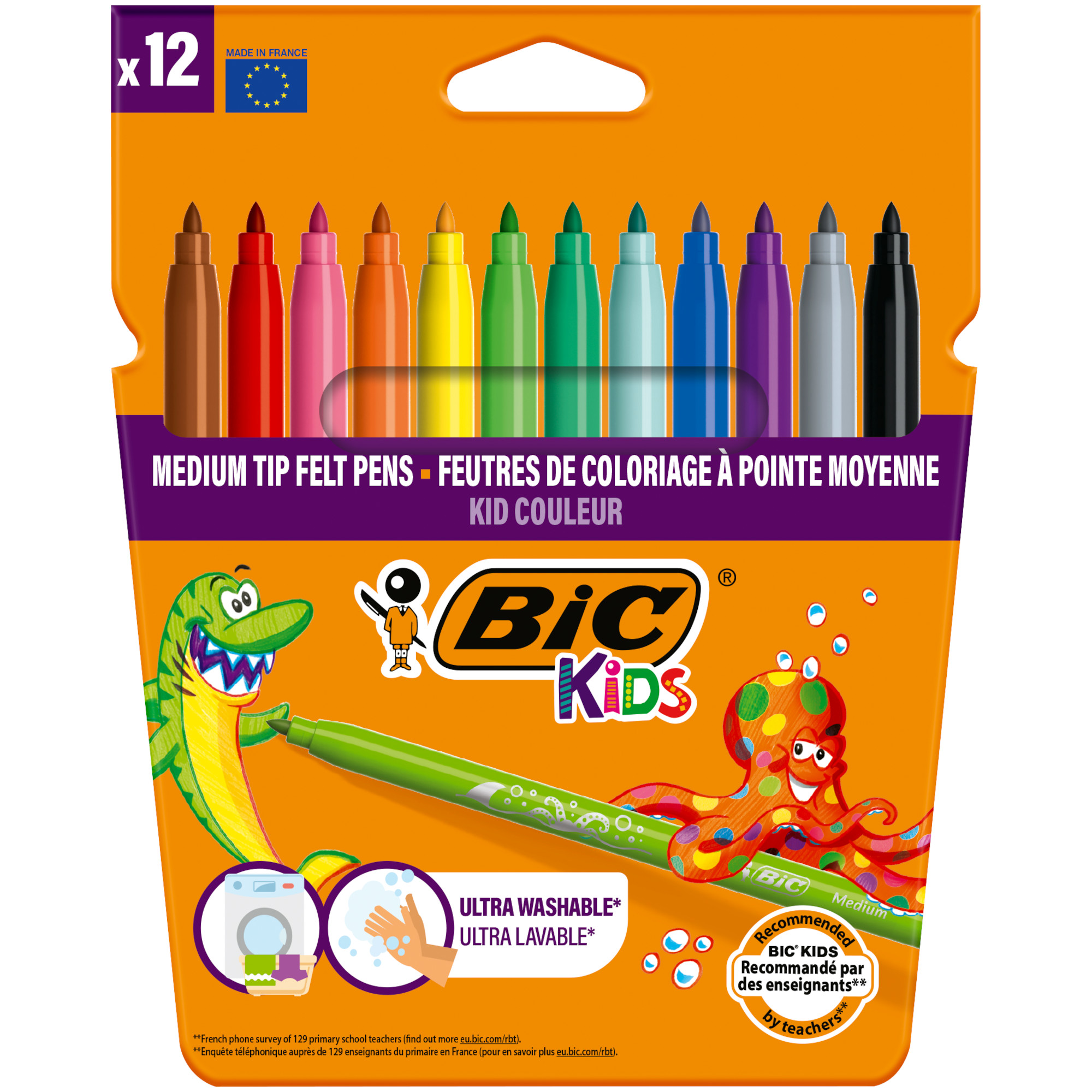 Фломастеры BIC Kids Couler 12 цв