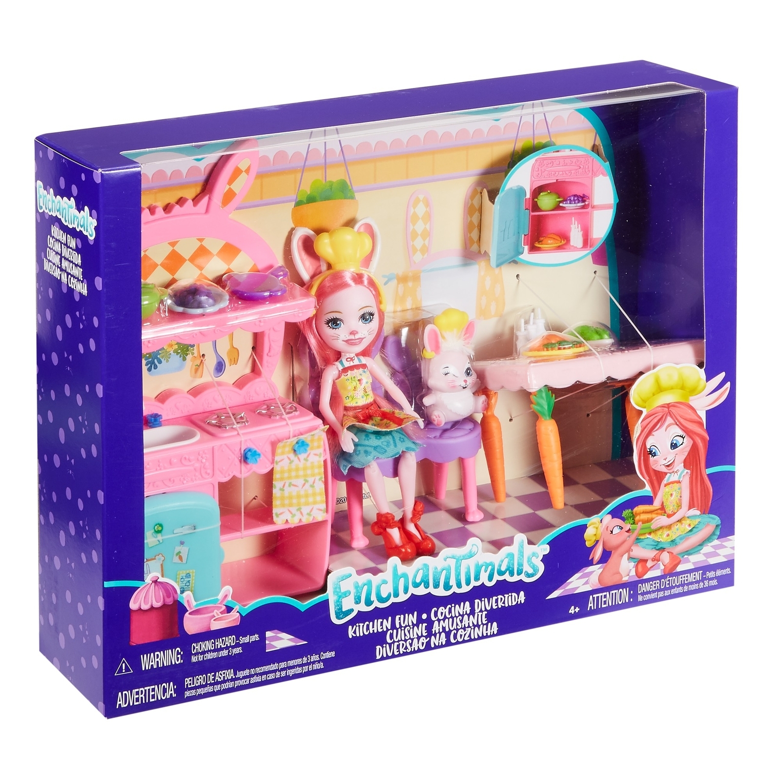 Набор игровой Enchantimals Кукла со зверюшкой Кролик Бри FRH47 FRH44 - фото 3