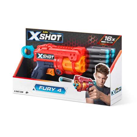 Набор X-SHOT  Ярость 4 36377
