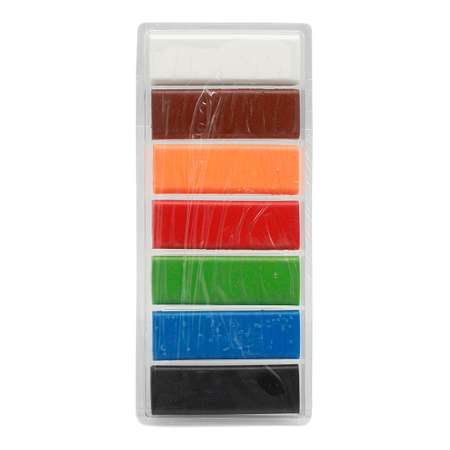 Пластика для запекания Artifact с эффектом блестки 140 г набор 7 цветов