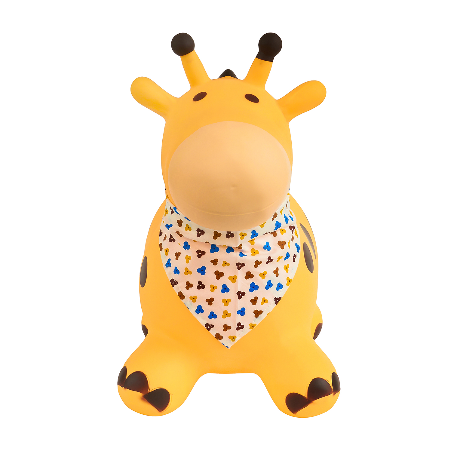 Прыгун LAKO SPORT Надувной Желтый жираф Раф в комплекте с насосом - фото 12