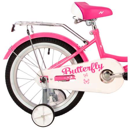 Велосипед NOVATRACK BUTTERFLY цвет розовый