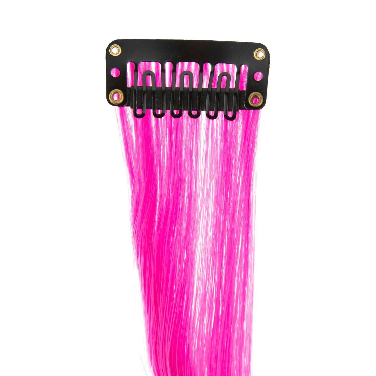Аксессуар для волос Lukky Fashion Прядь накладная на заколке одноцветная 55 см фуксия - фото 7