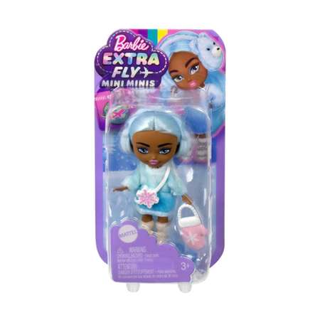 Игровой набор с куклой Barbie Extra Fly Mini Minis Snow