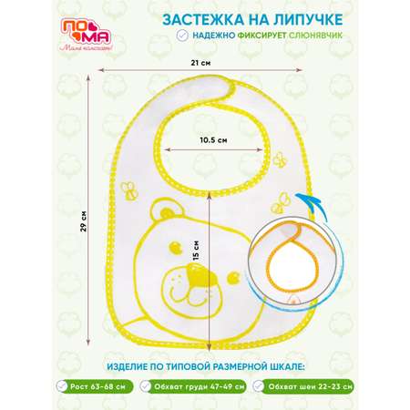Нагрудник Пома текстиль 2 шт.