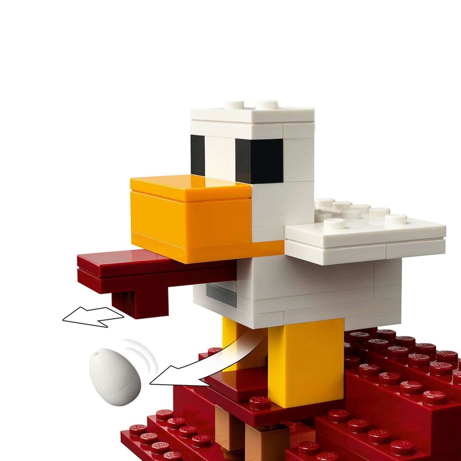 Конструктор LEGO Minecraft Нападение на деревню блочный - фото 5