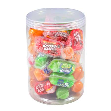 Жевательная резинка Fun Candy Lab с жидким центром Крутой встряс 30 шт по 12 гр