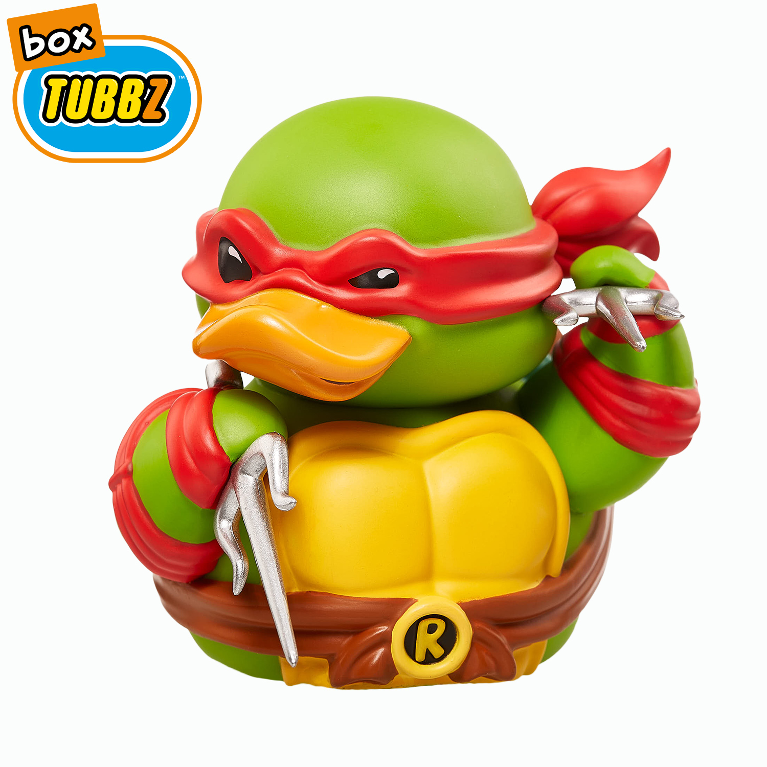 Фигурка Ninja Turtles(Черепашки Ниндзя) Утка Tubbz Рафаэль Boxed Edition без ванны - фото 1