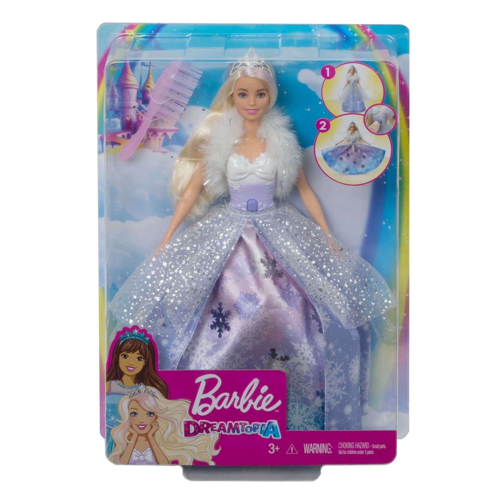 Кукла Barbie Снежная принцесса GKH26 GKH26 - фото 2