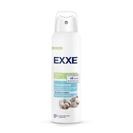 Дезодорант Exxe Fresh SPA невидимый женский спрей 150мл