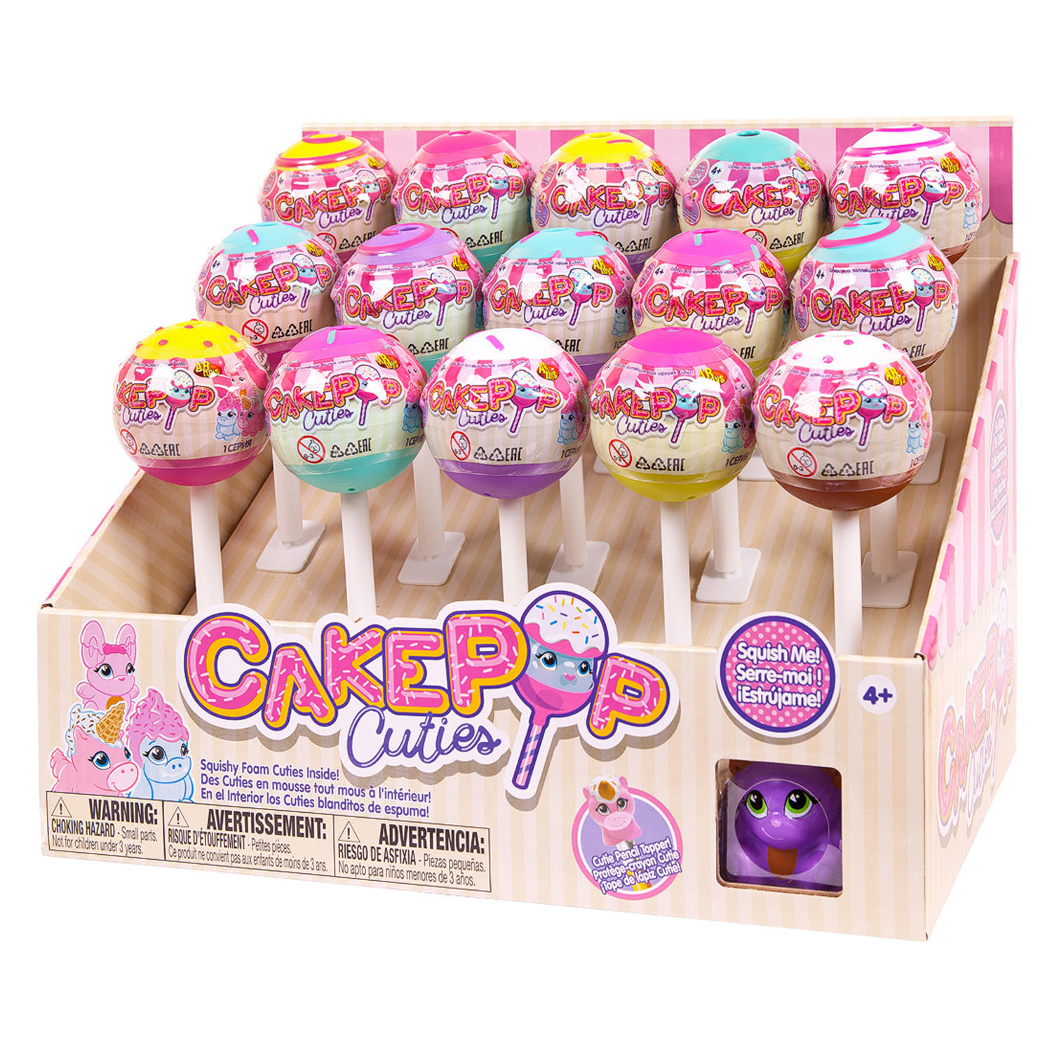 Игрушка Abtoys в индивидуальной капсуле Cake Pop Cuties в непрозрачной упаковке (Сюрприз) 27120 27120 - фото 2