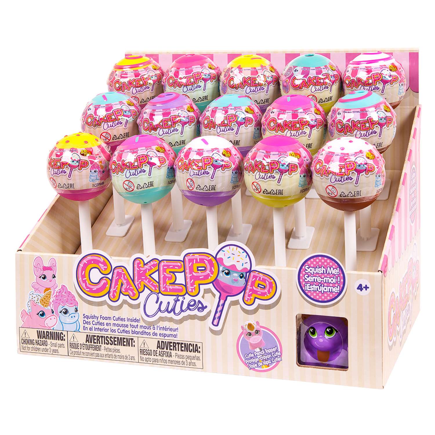 Игрушка Abtoys в индивидуальной капсуле Cake Pop Cuties в непрозрачной упаковке (Сюрприз) 27120 27120 - фото 2