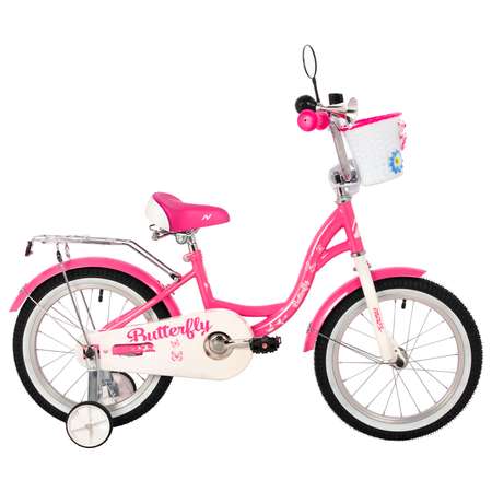Велосипед NOVATRACK BUTTERFLY цвет розовый