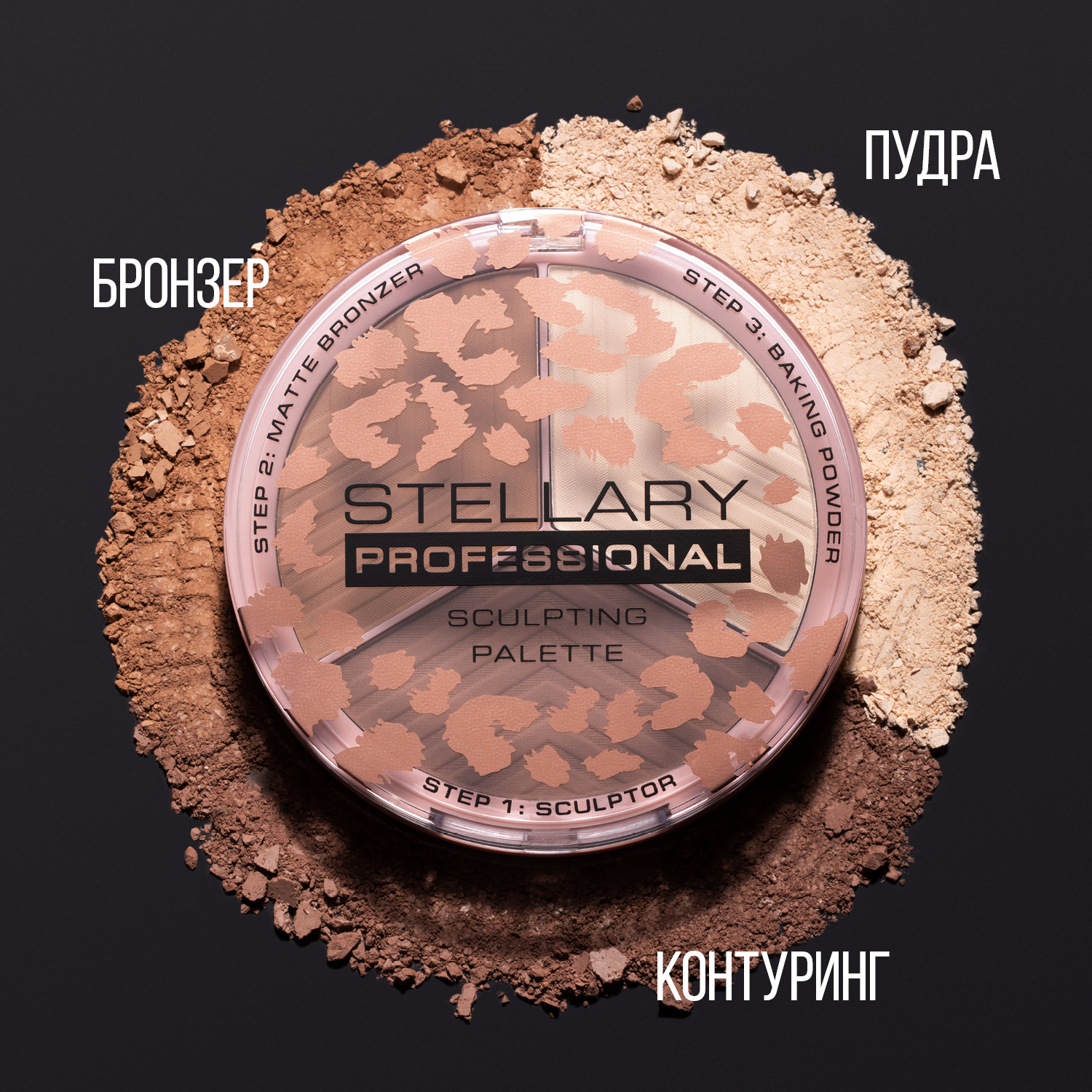 Контуринг для лица STELLARY Face sculptor тон shade 02 - фото 3