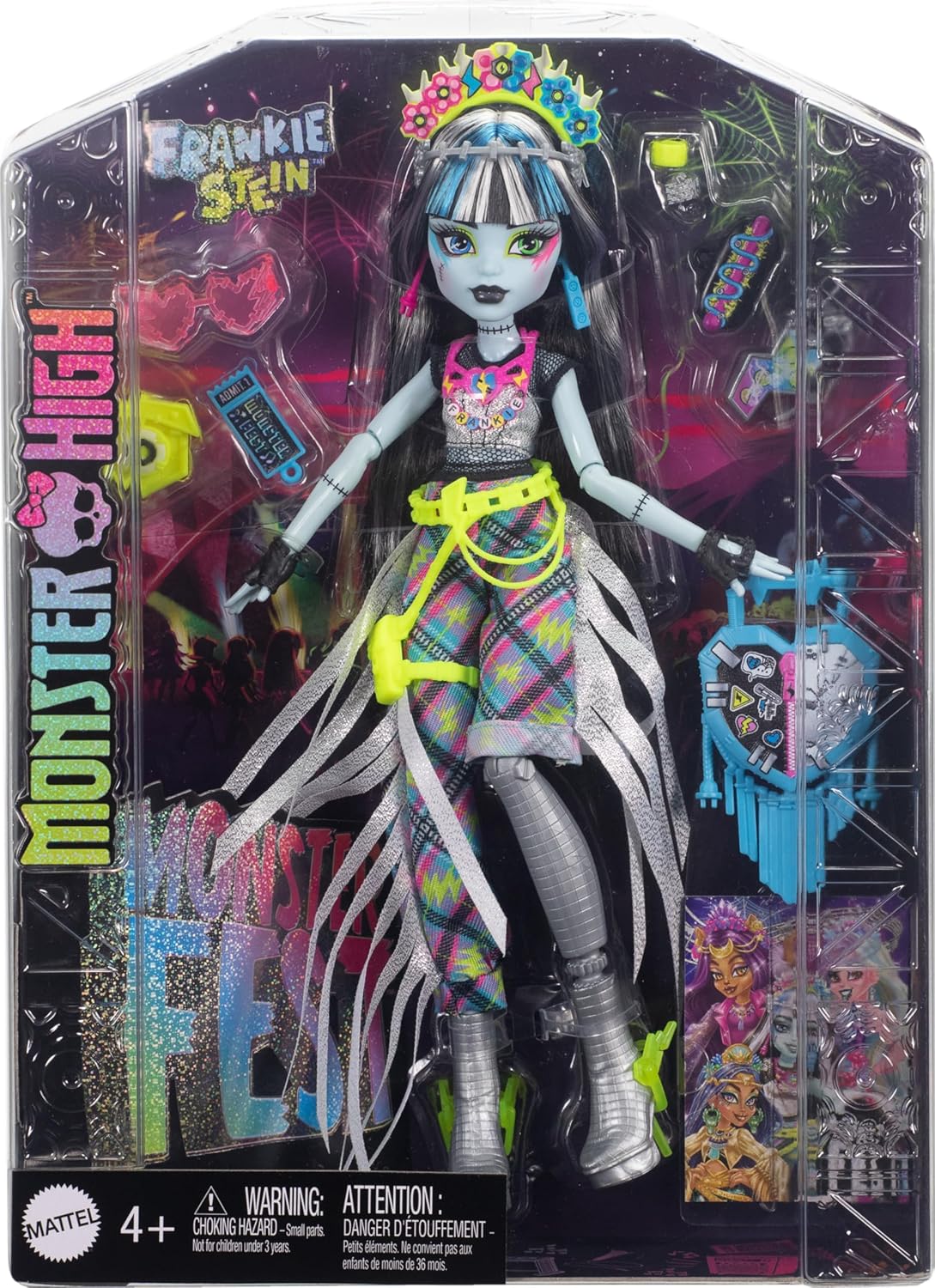 Кукла Monster High Монстр Фест Фрэнки HXH79 HXH79 - фото 6