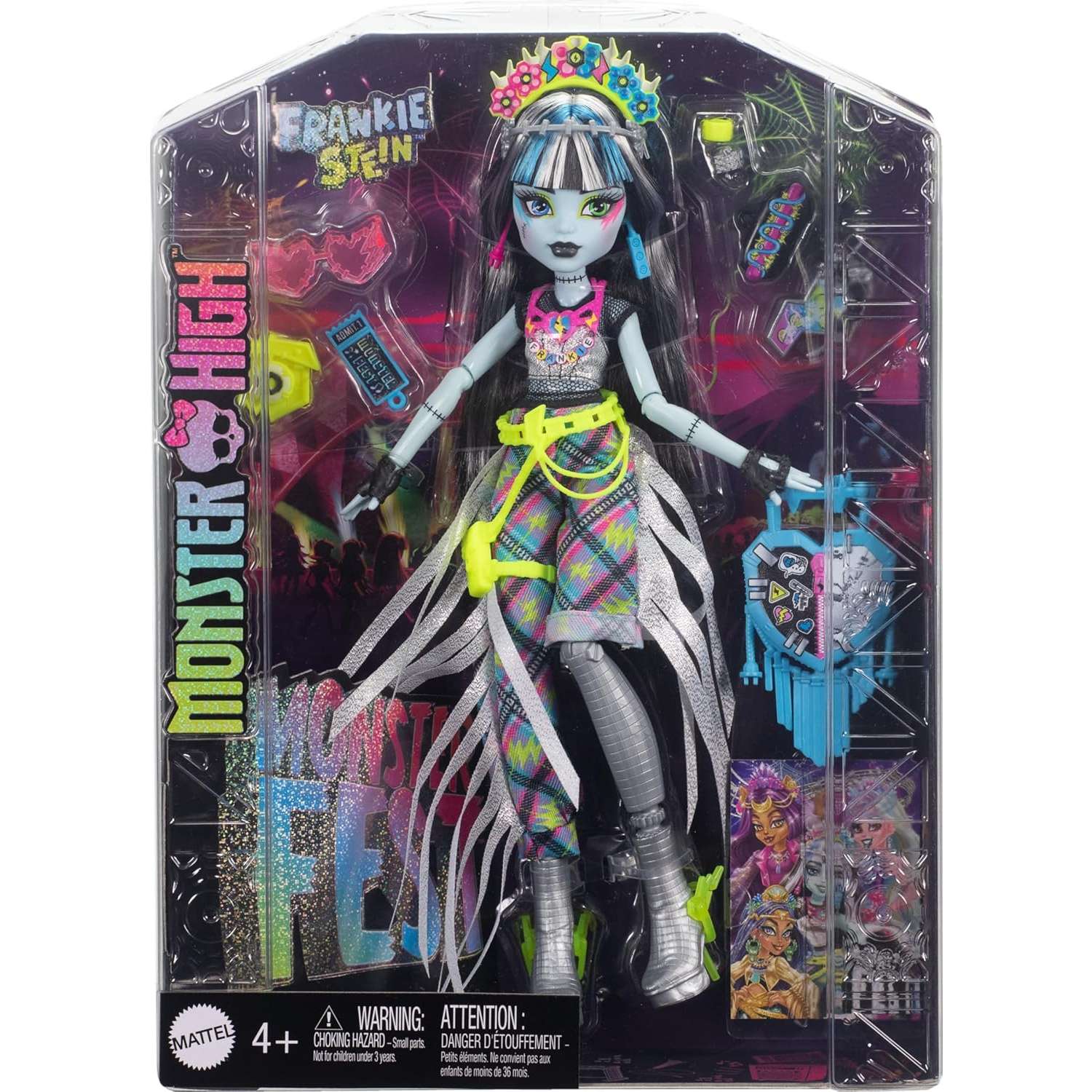 Кукла Monster High Монстр Фест Фрэнки HXH79 HXH79 - фото 6