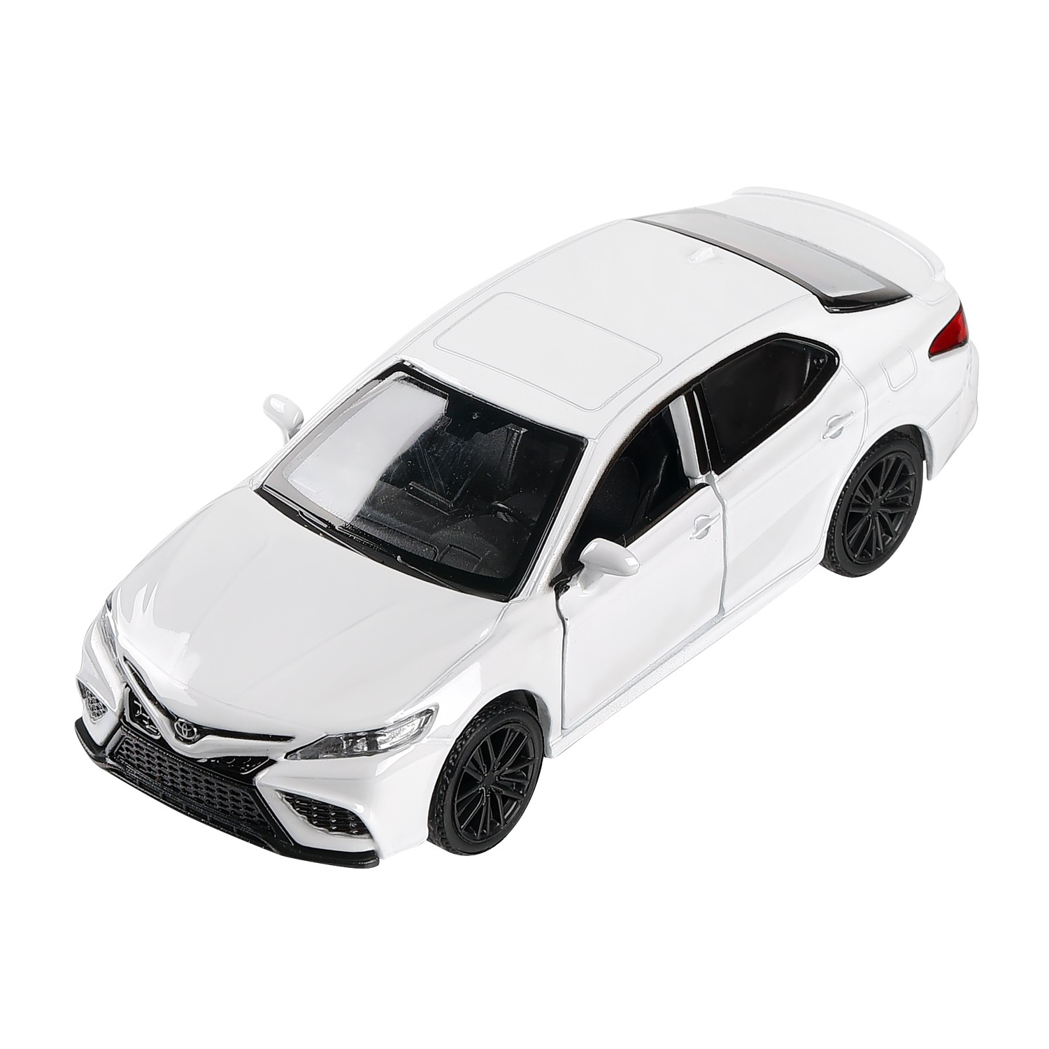 Автомобиль Uni-Fortune Toyota 1:32 фрикционный белый 554063W - фото 3