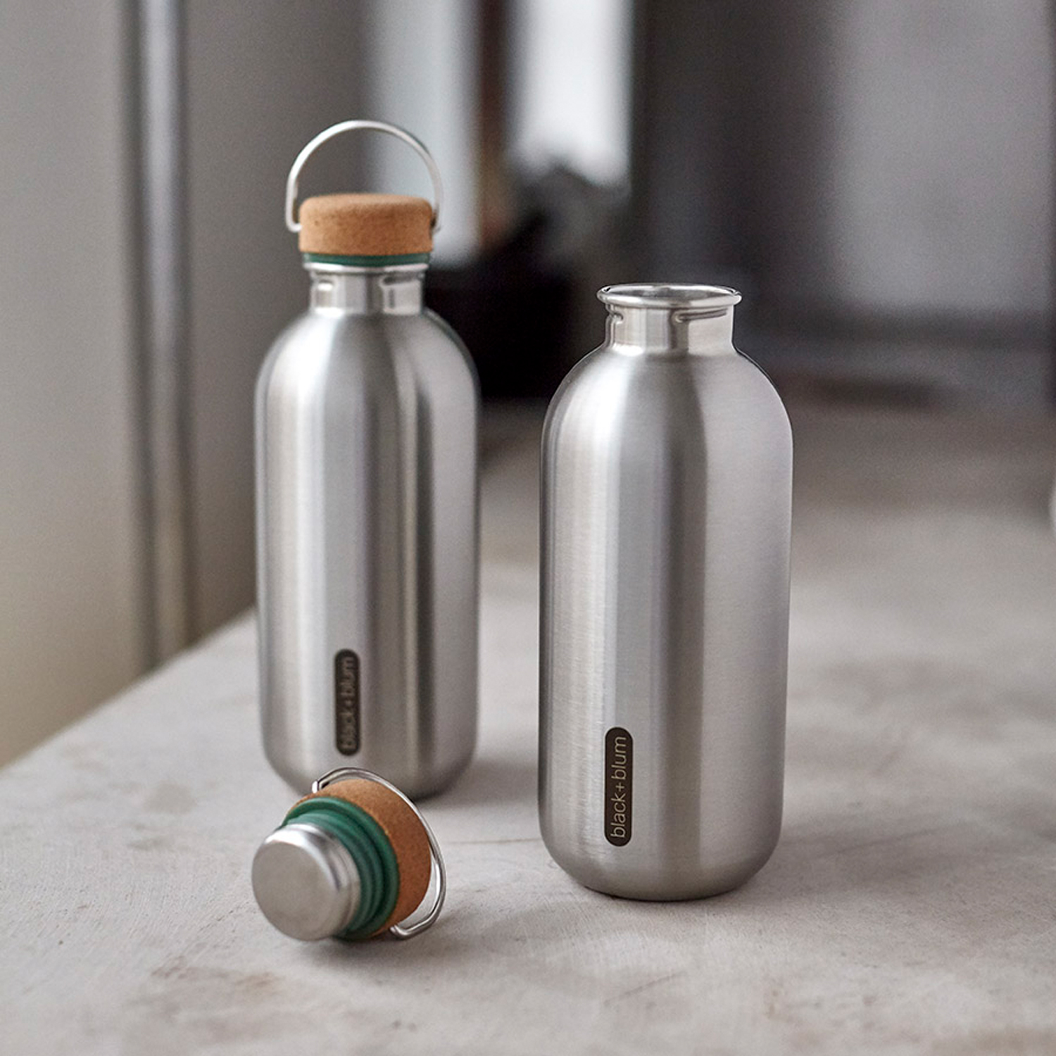 Бутылка Black+Blum Water Bottle B 600 мл оливковая - фото 2