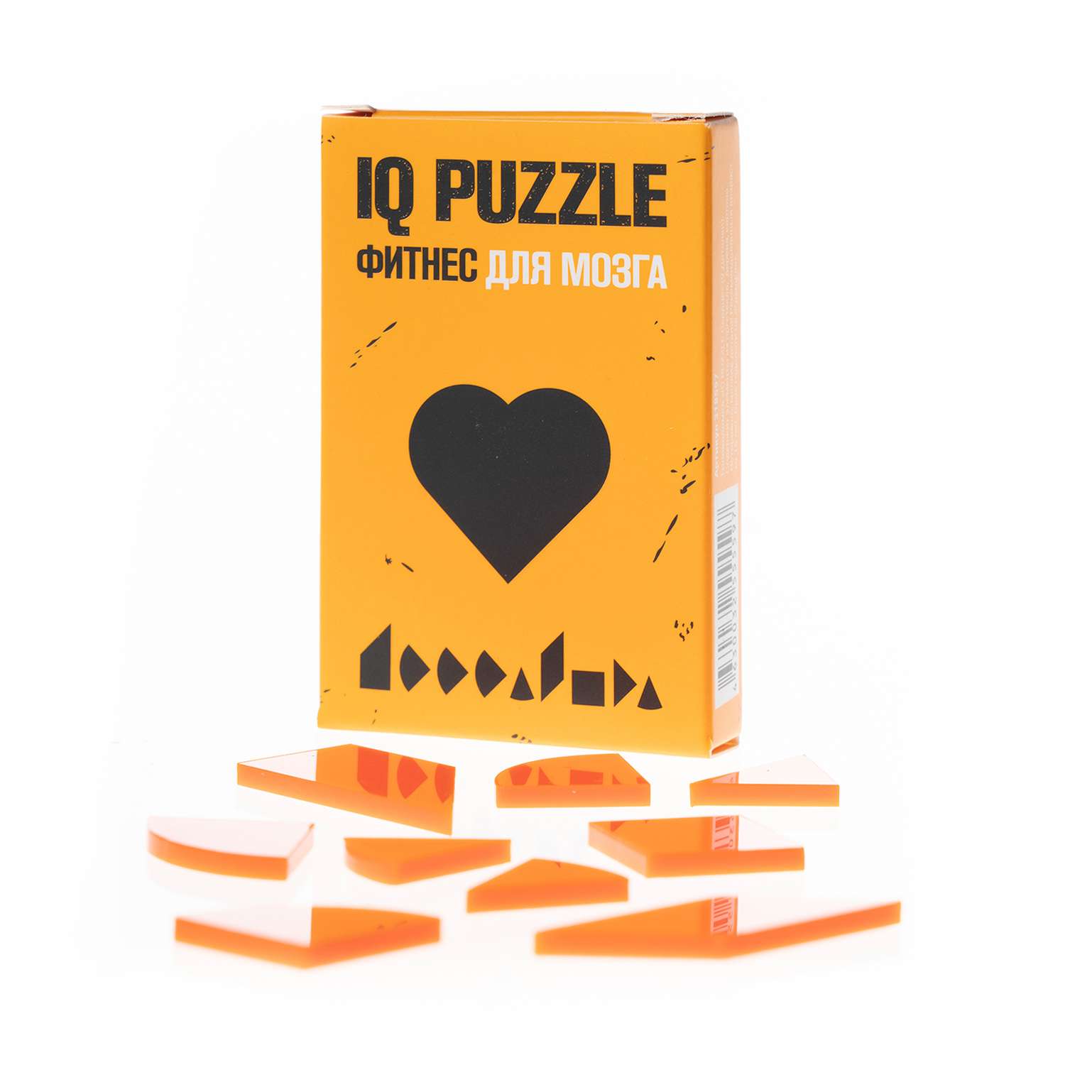 Игра логическая IQ PUZZLE Головоломка Сердце 9 деталей - фото 1