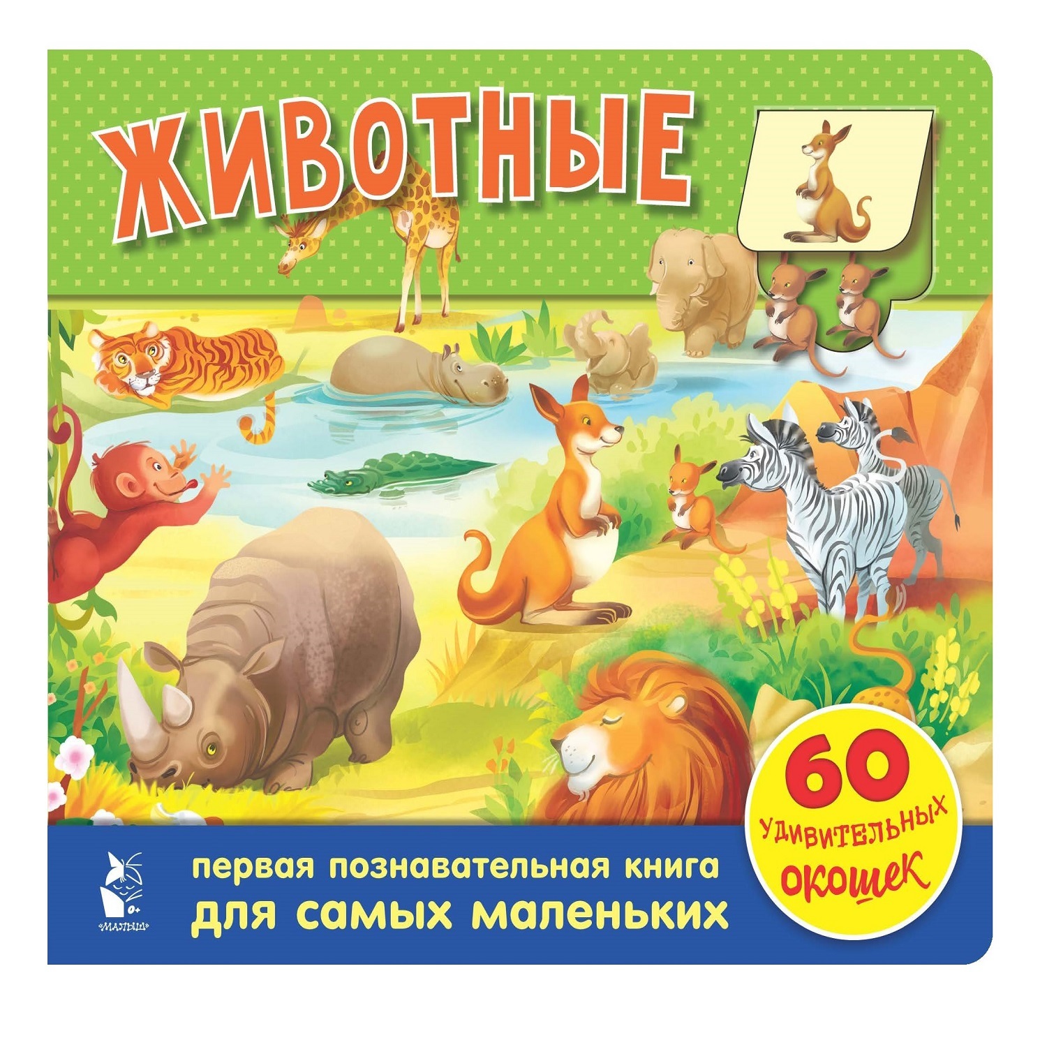 Книга АСТ Животные 60 удивительных окошек - фото 1