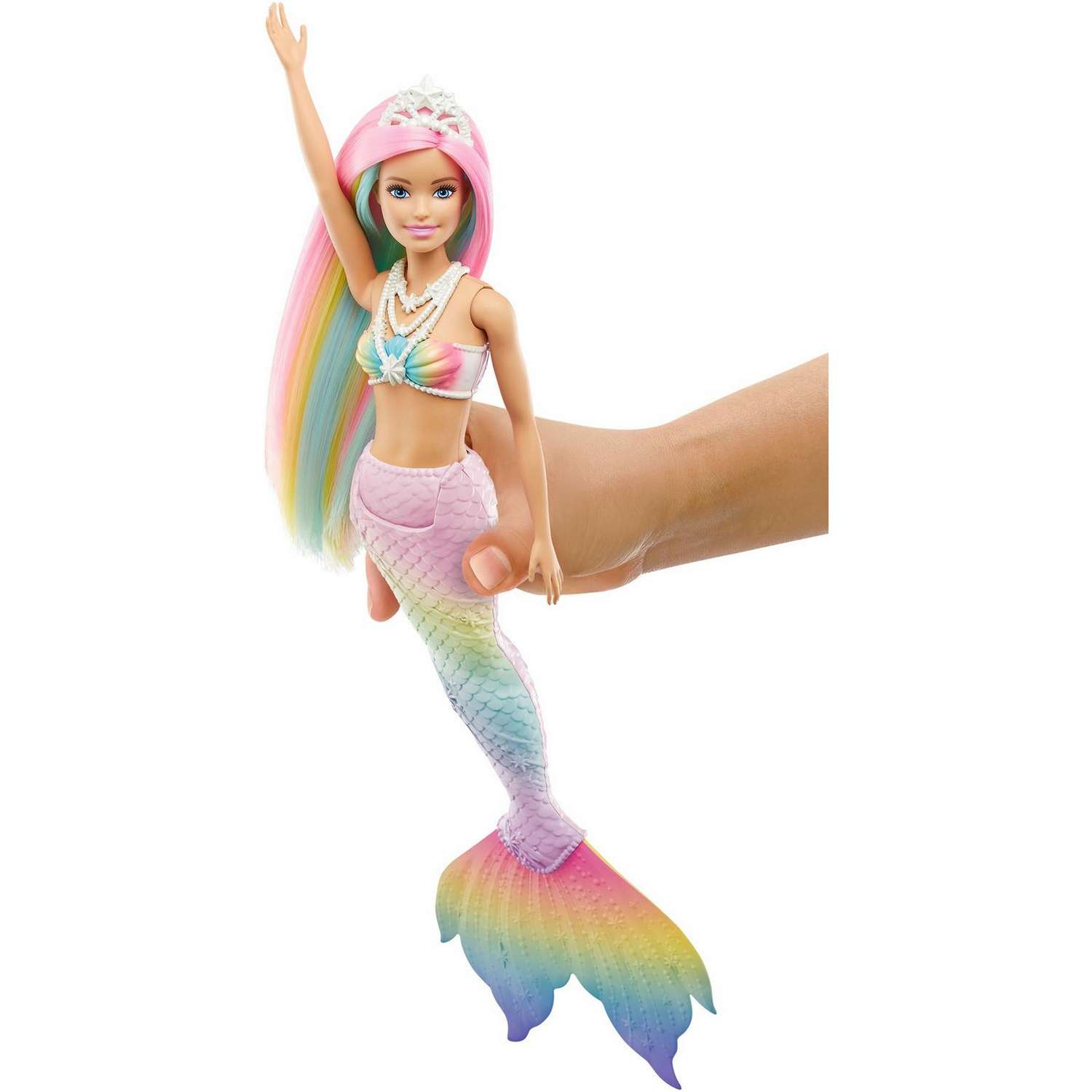 Кукла Barbie Русалочка с разноцветными волосами GTF89 GTF89 - фото 8