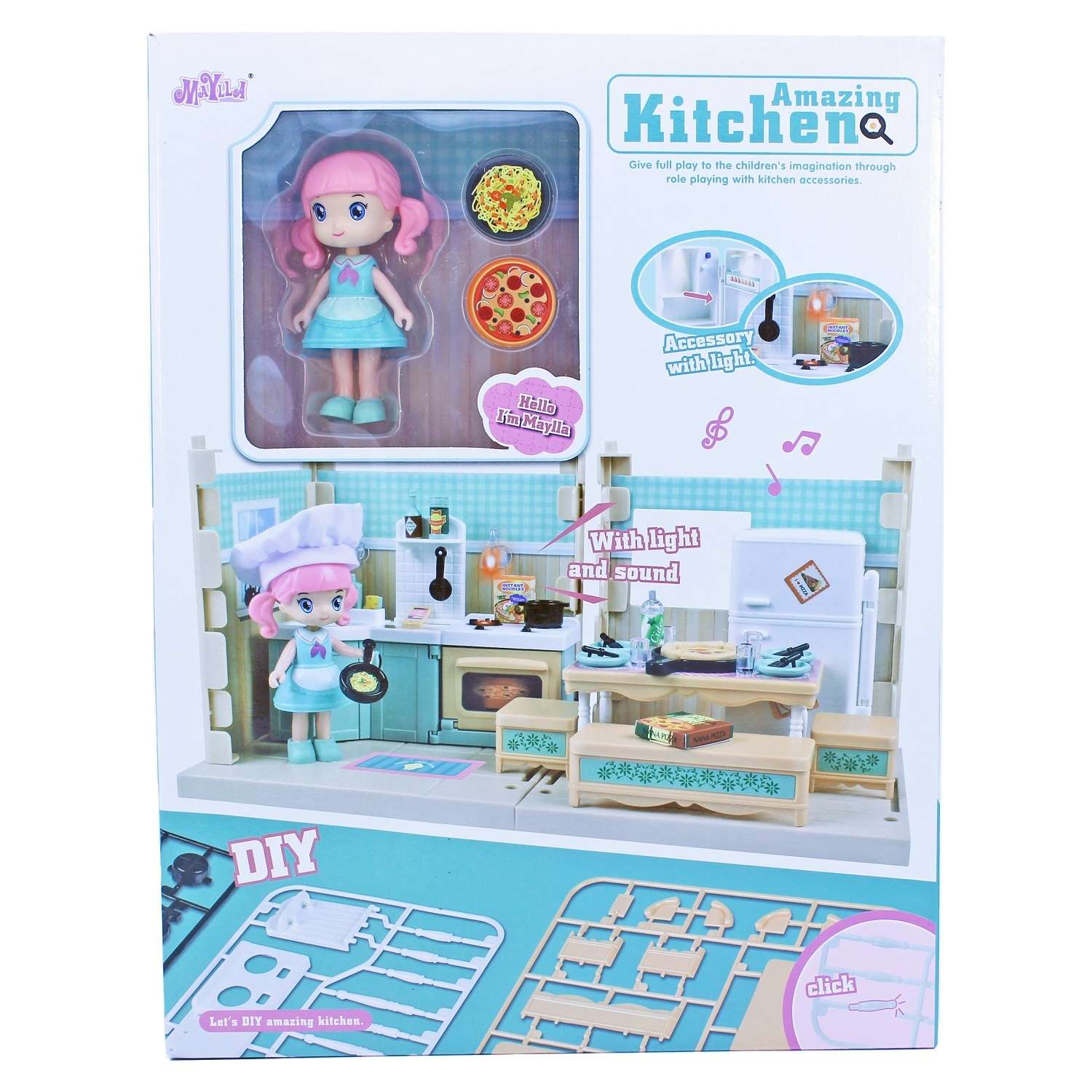 Игровой набор EstaBella с куклой и аксессуарами Кухня / свет и звук - фото 2