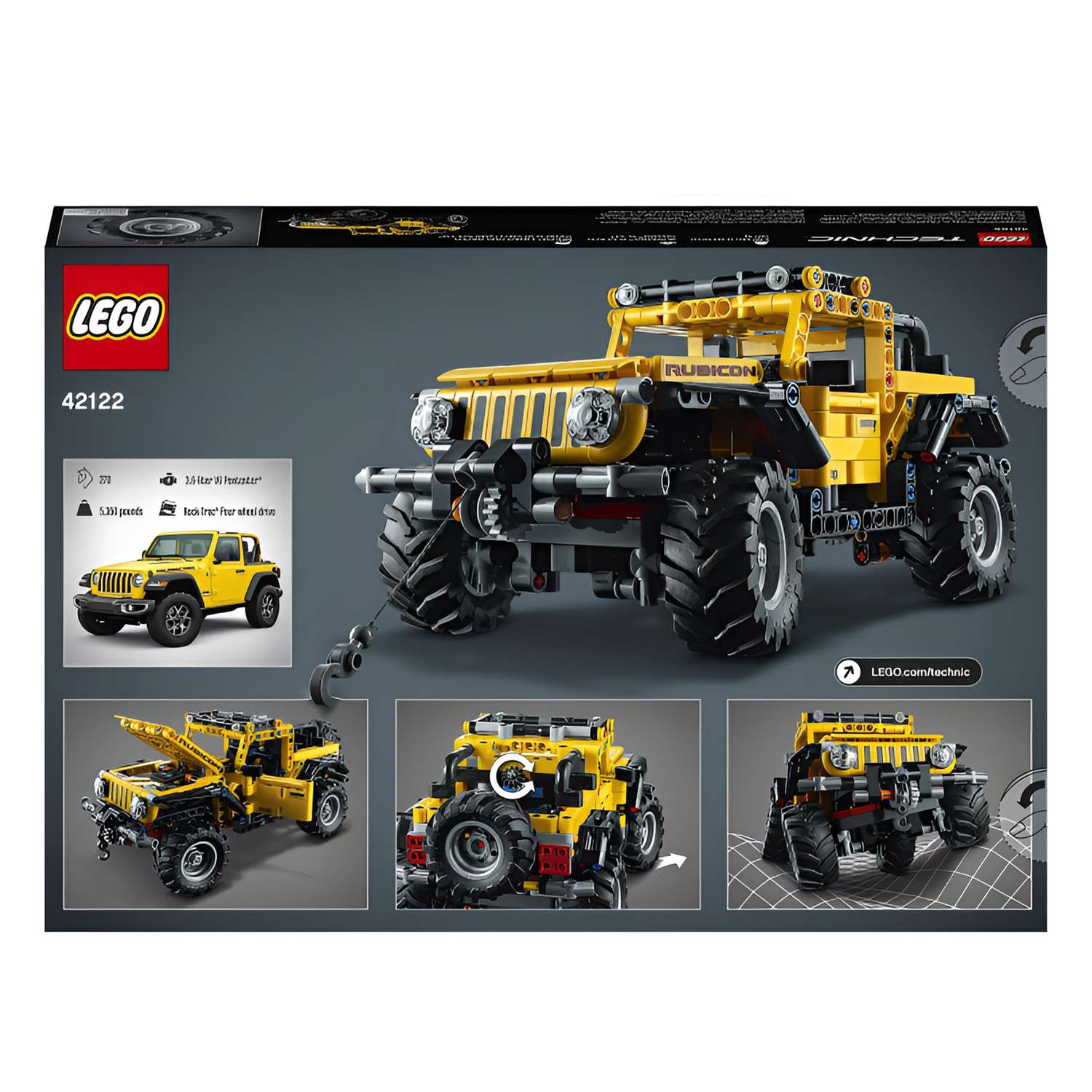 Конструктор LEGO Technic Jeep Wrangler 42122 - фото 22