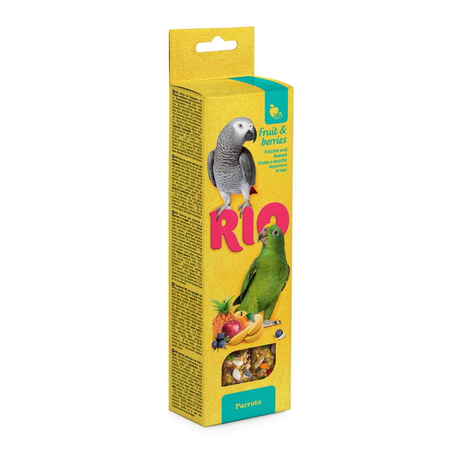 Лакомство для птиц RIO Палочки с фруктами и ягодами 2шт*75г - фото 1
