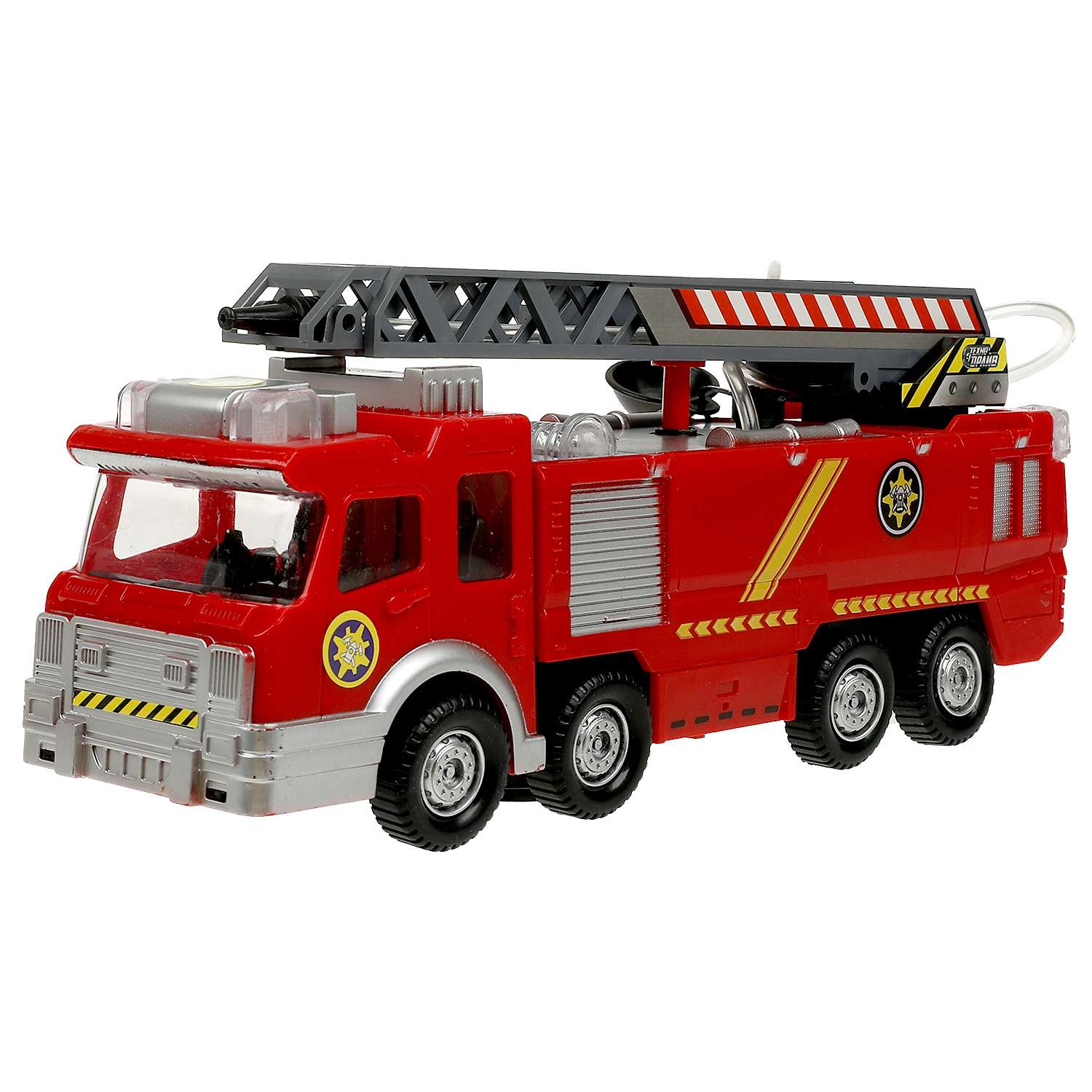 Пожарная машина Технодрайв Со светом звуком водой 357336 - фото 2