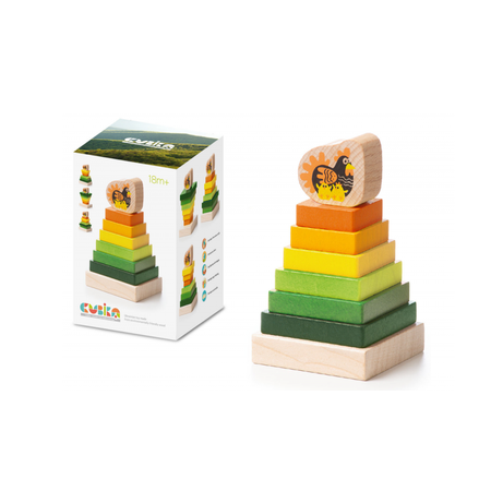 Развивающая игрушка Cubika Пирамидка 8 детатей