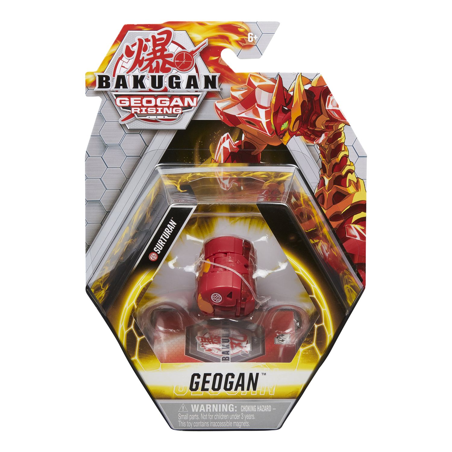 Фигурка-трансформер Bakugan Геоган S3 Surtr Red 6059850/20129004 - фото 2