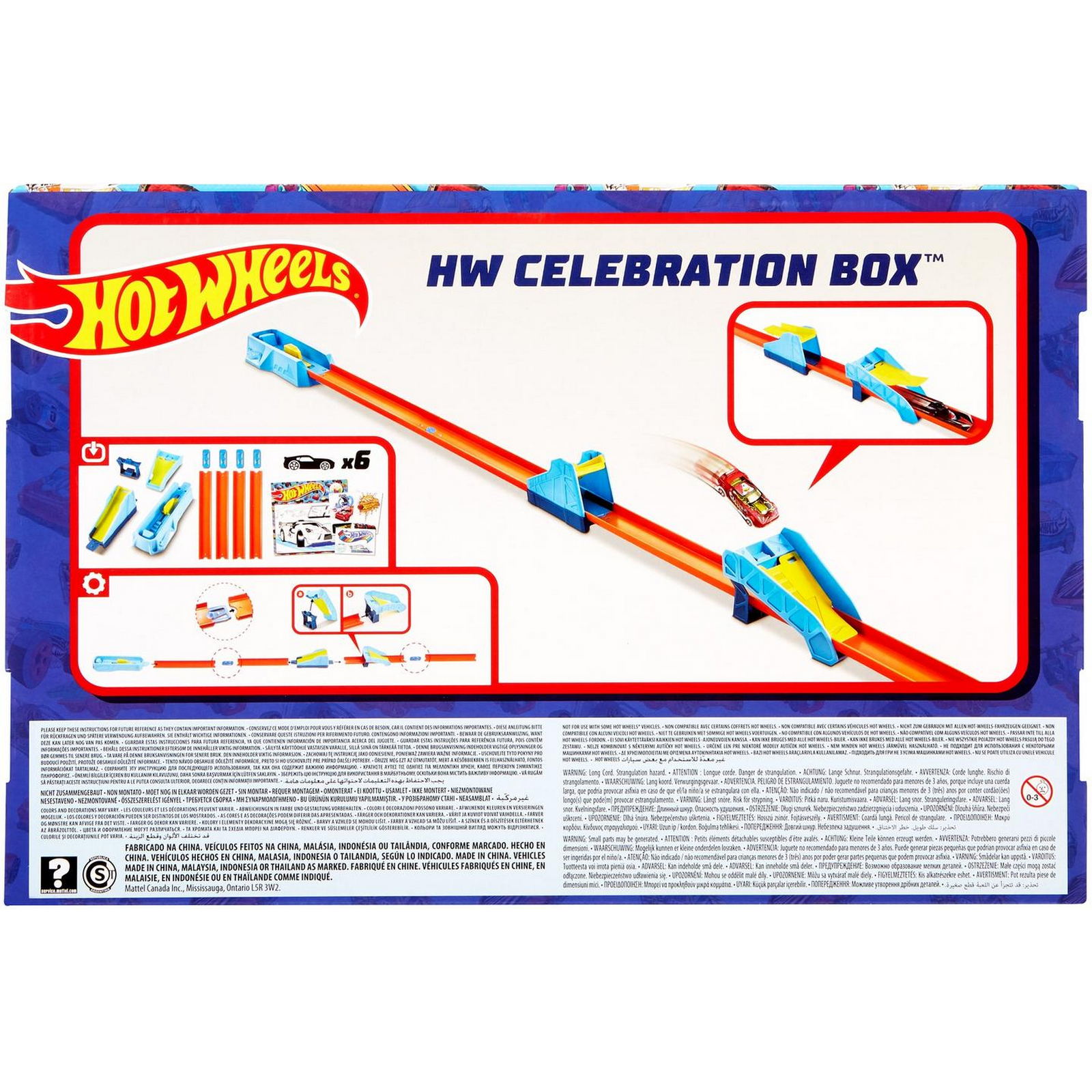 Трек Hot Wheels Праздничная коробка с пусковой установкой GWN96 - фото 4