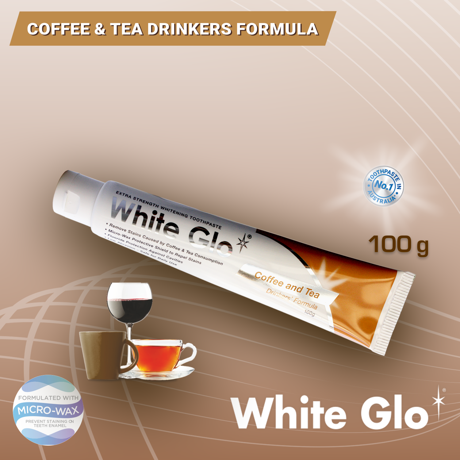 Зубная паста WHITE GLO отбеливающая для любителей кофе и чая - фото 4