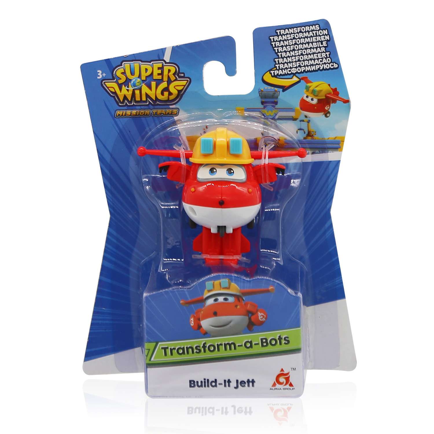 Мини-трансформер Super Wings Джетт строитель EU730011 EU730011 - фото 2