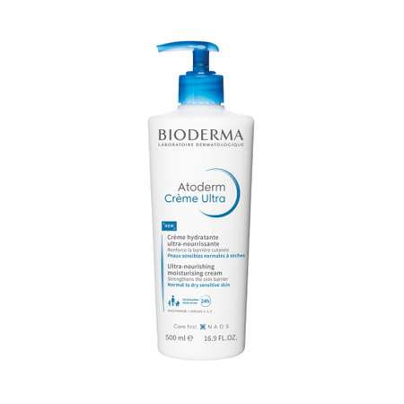 Крем Bioderma Atoderm Ultra для увлажнения нормальной и сухой кожи лица и тела 500 мл