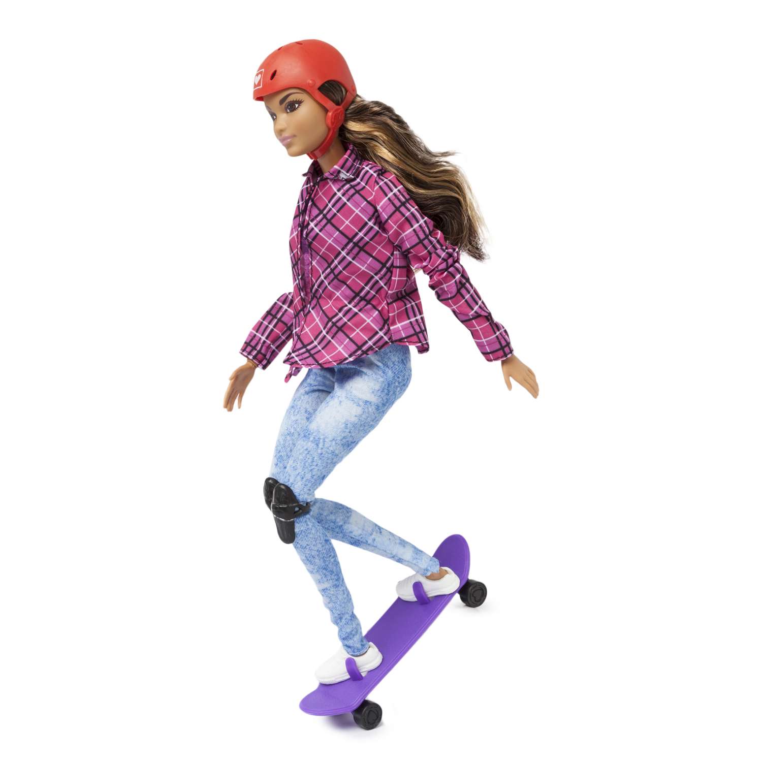 Куклы-спортсменки Barbie Безграничные движения Скейтбордистка (DVF70) DVF68 - фото 1